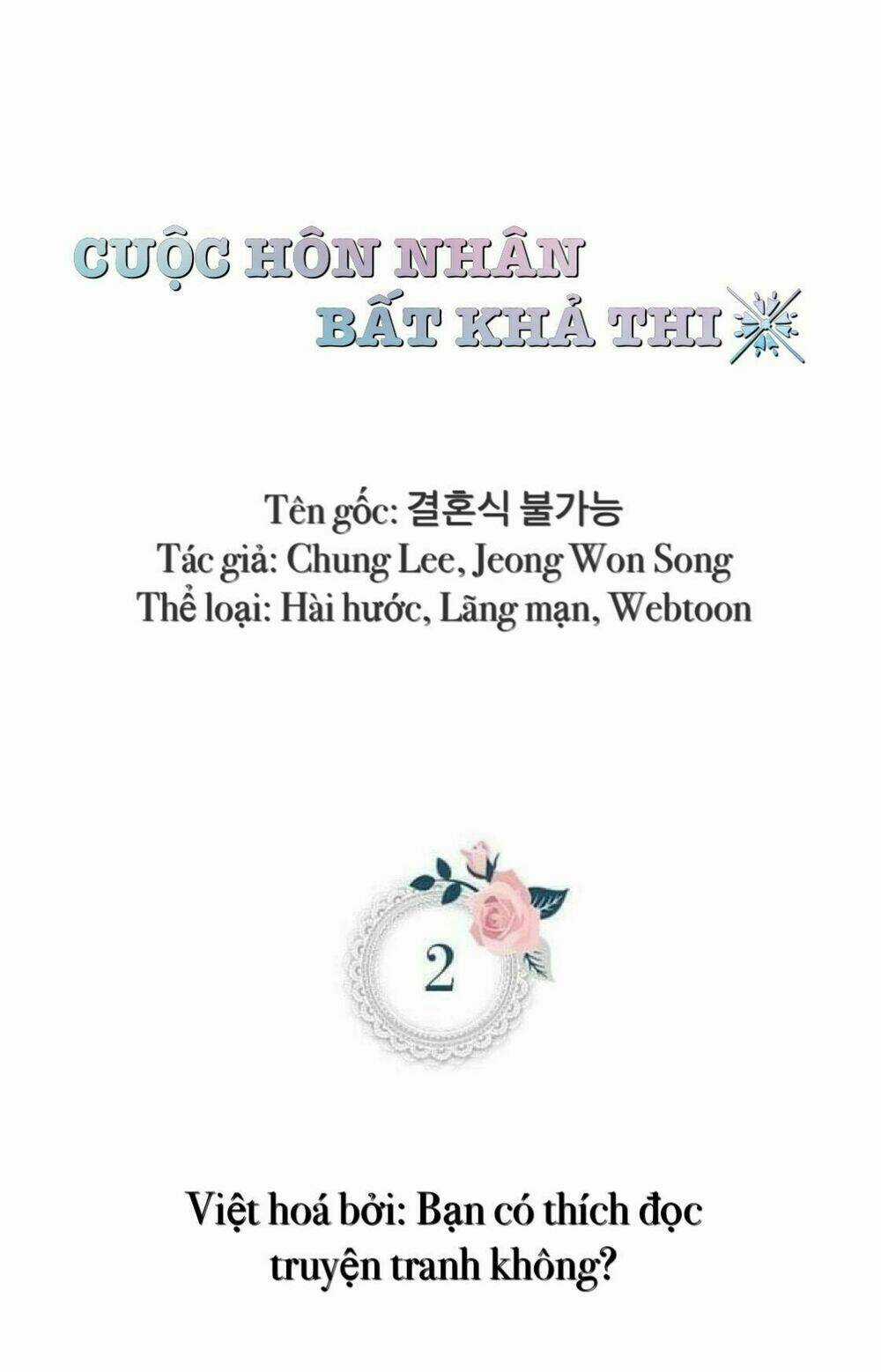 Cuộc Hôn Nhân Bất Khả Thi - Chapter 2 - Trang 3