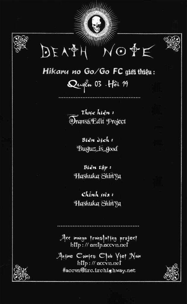 Cuốn Sổ Thiên Mệnh - Chapter 19 - Trang 1