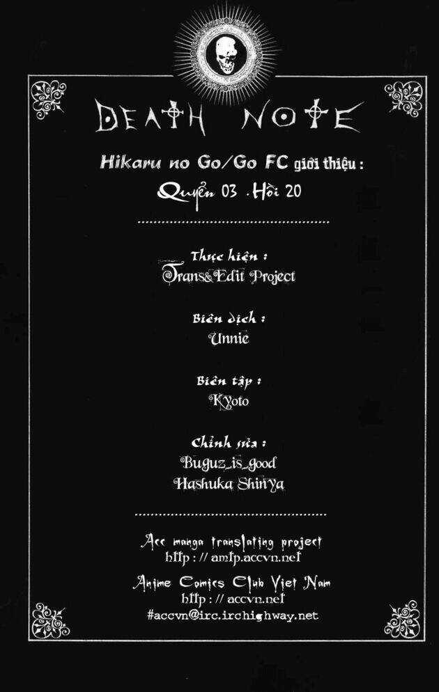 Cuốn Sổ Thiên Mệnh - Chapter 20 - Trang 1