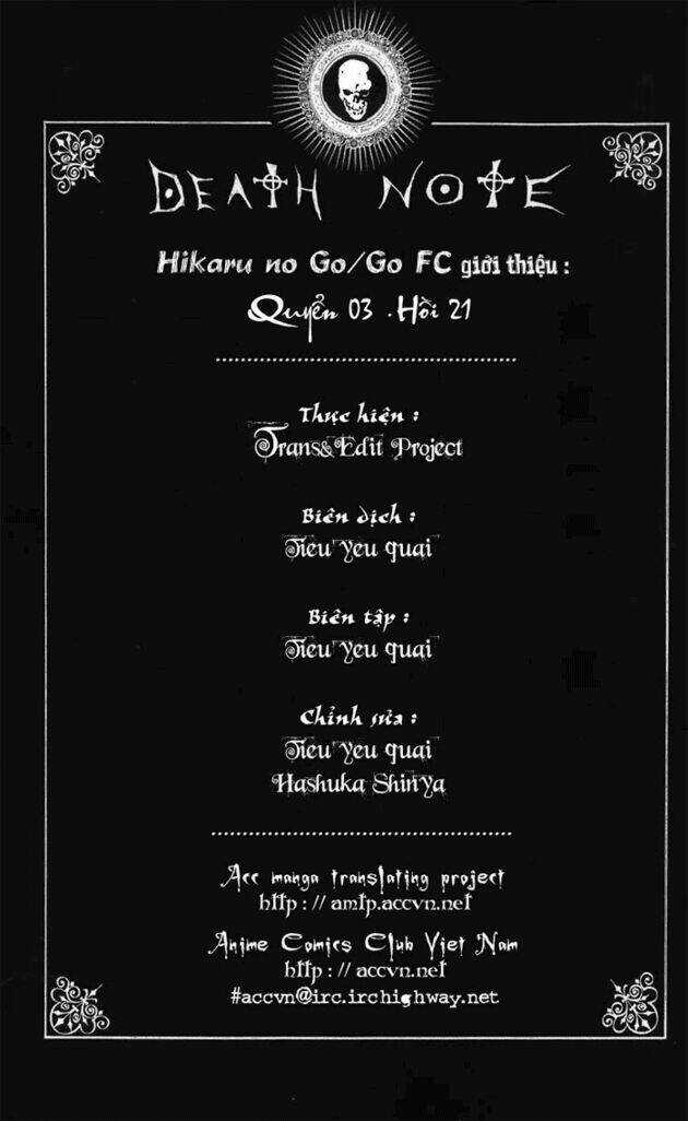 Cuốn Sổ Thiên Mệnh - Chapter 21 - Trang 1