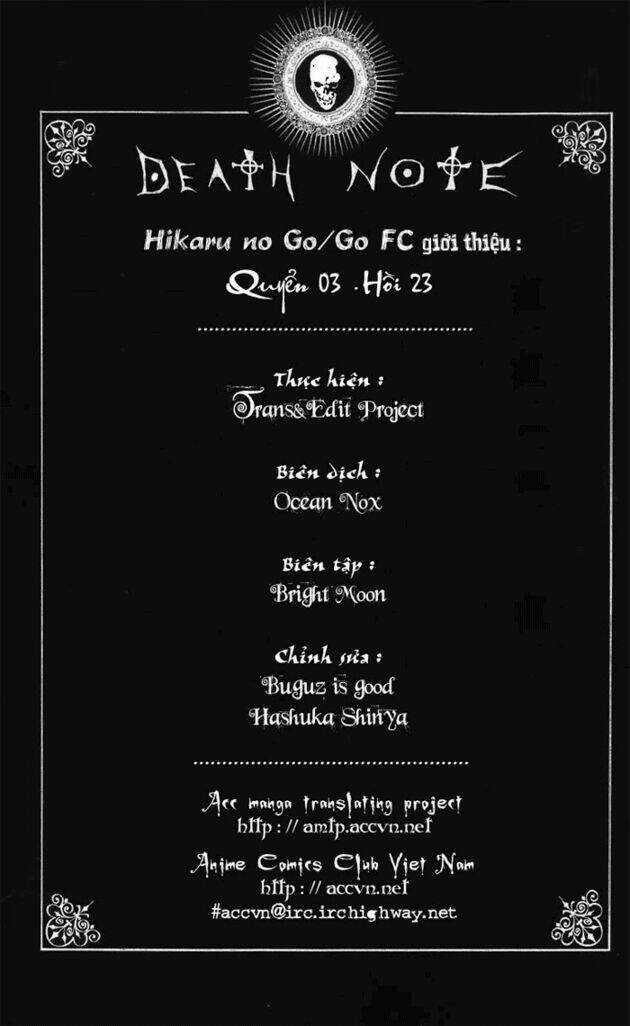 Cuốn Sổ Thiên Mệnh - Chapter 23 - Trang 1