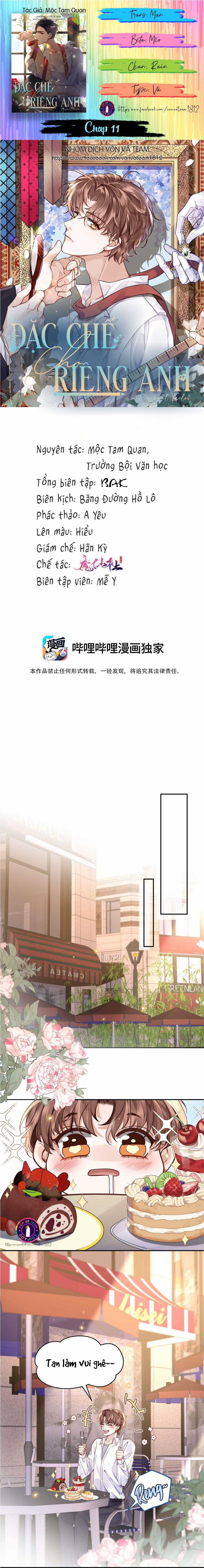 Đặc Chế Cho Riêng Anh - Chapter 11 - Trang 1