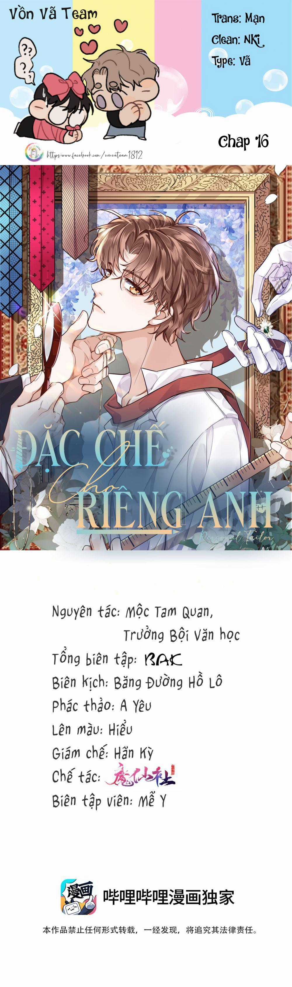 Đặc Chế Cho Riêng Anh - Chapter 16 - Trang 1