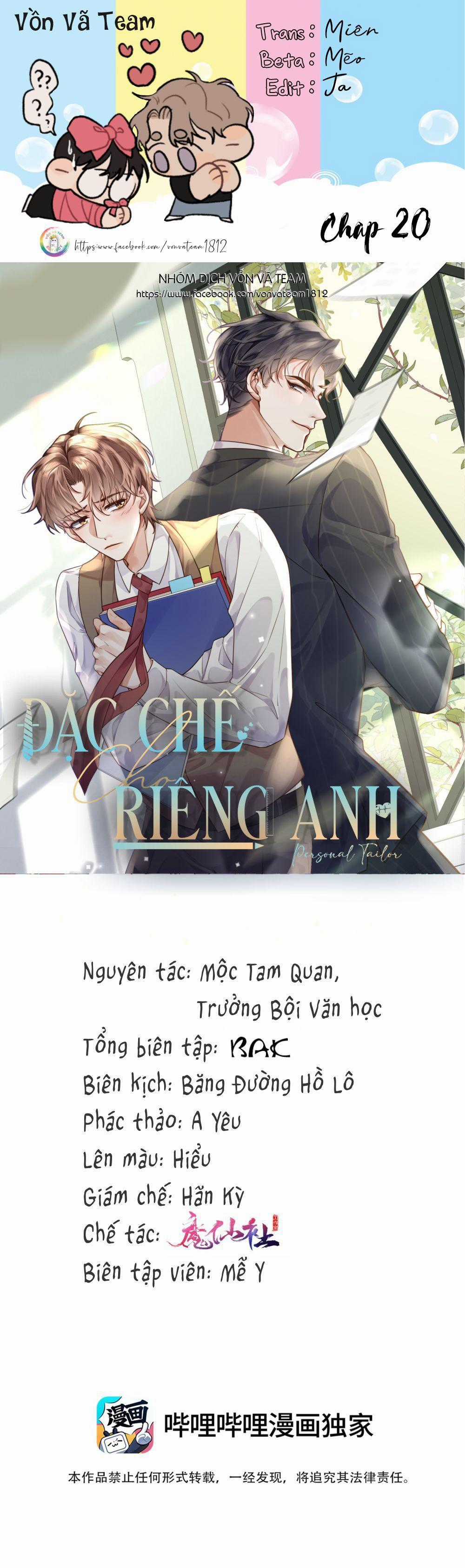 Đặc Chế Cho Riêng Anh - Chapter 20 - Trang 1