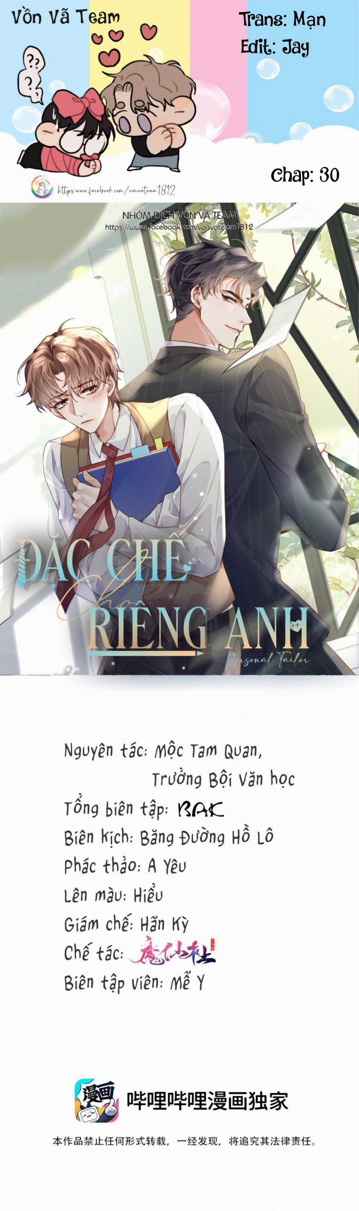 Đặc Chế Cho Riêng Anh - Chapter 30 - Trang 1