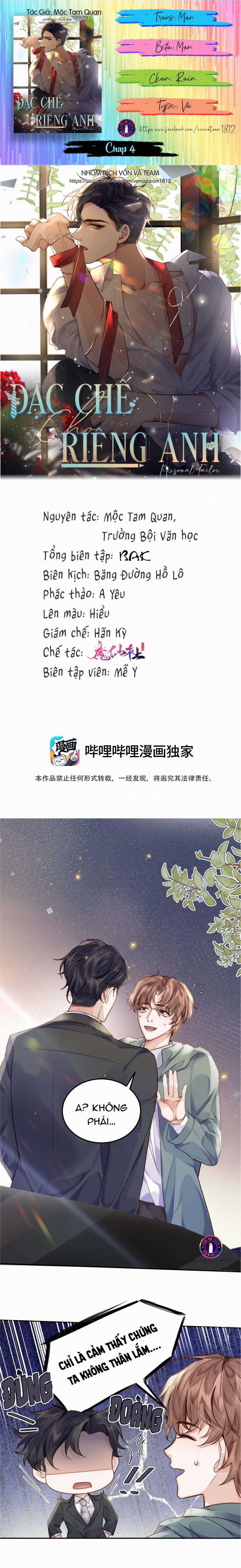 Đặc Chế Cho Riêng Anh - Chapter 4 - Trang 1
