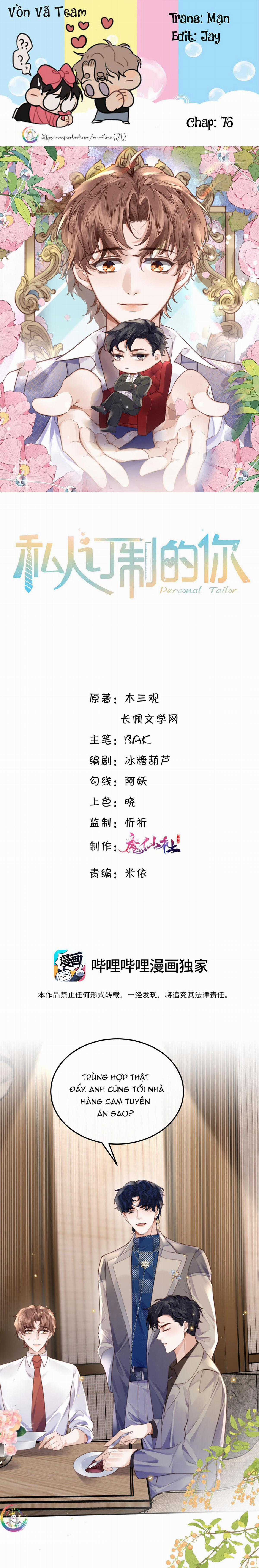 Đặc Chế Cho Riêng Anh - Chapter 76 - Trang 1