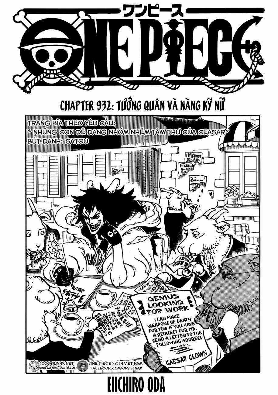 Đảo Hải Tặc - Chapter 932 - Trang 1