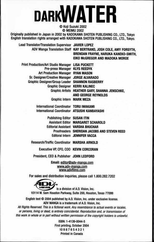 Dark Water - Chapter 1 - Trang 2
