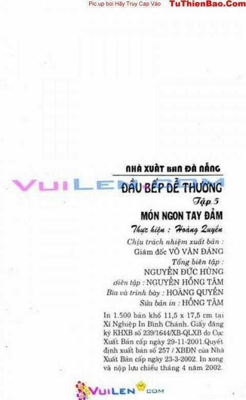 Đầu bếp dễ thương - Chapter 5 - Trang 2