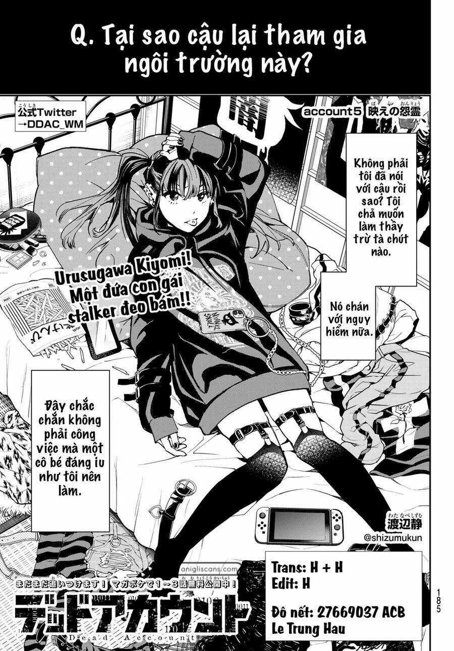 Dead Account - Chapter 5 - Trang 1