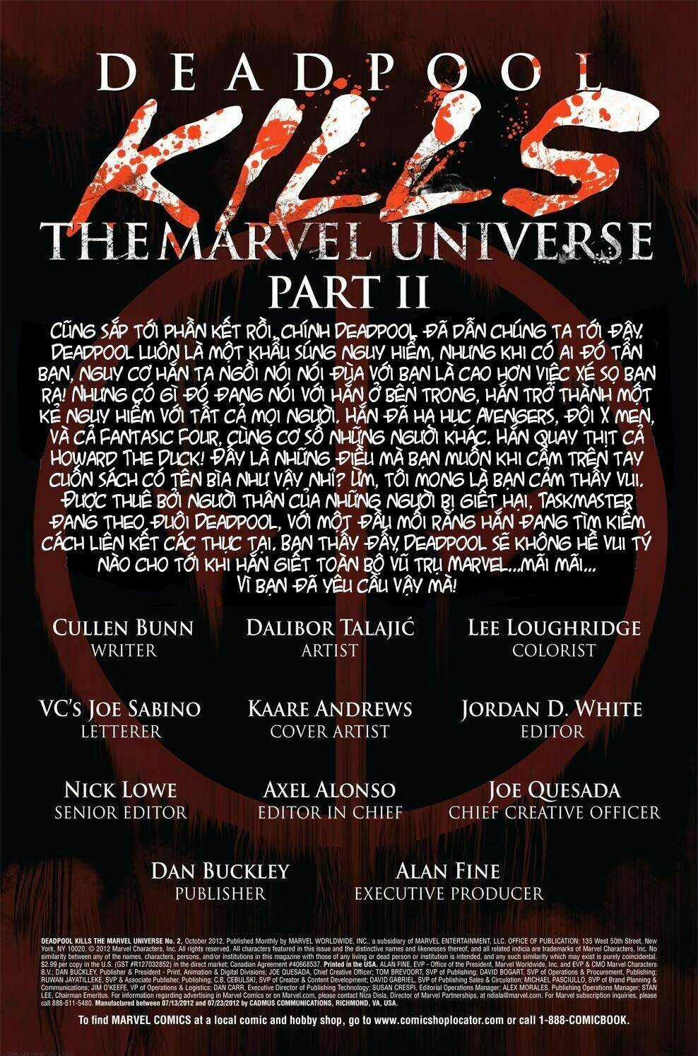 Deadpool Kills Marvel Universe - Chapter 4 - Trang 3