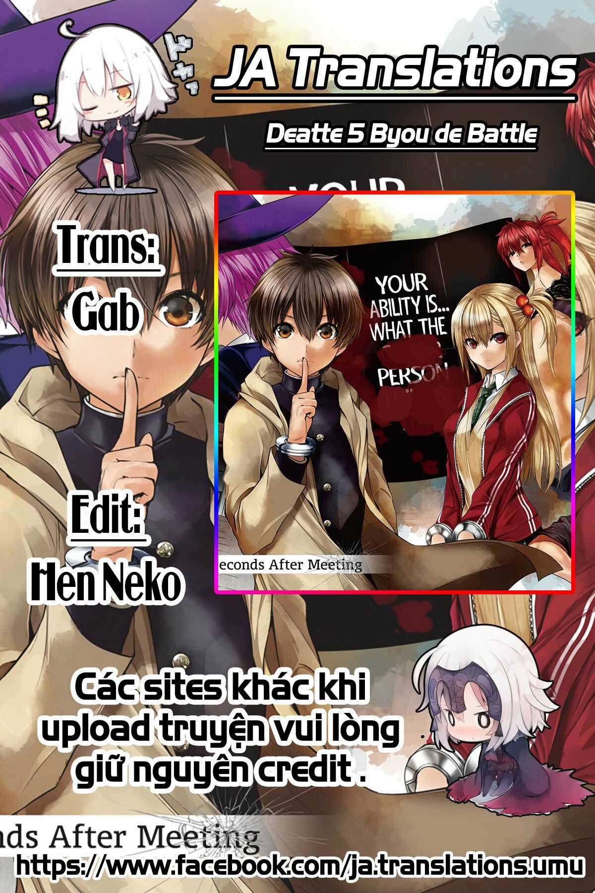 Deatte 5 Byou de Battle - Chapter 37 - Trang 1