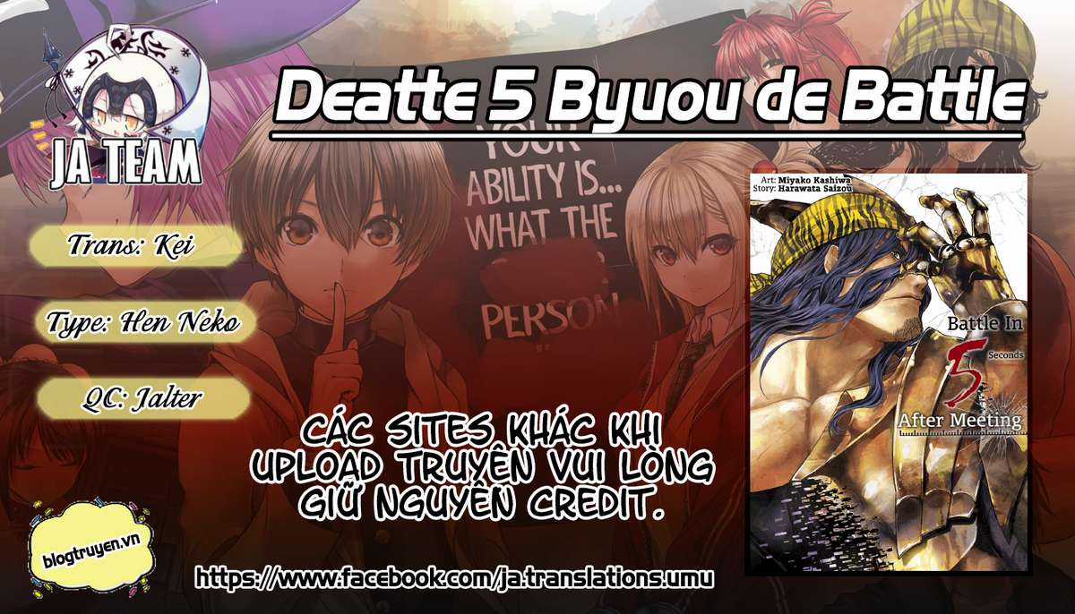 Deatte 5 Byou de Battle - Chapter 62 - Trang 1