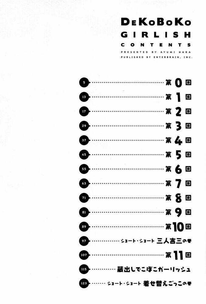 Dekoboko Girlish - Chapter 0 - Trang 5