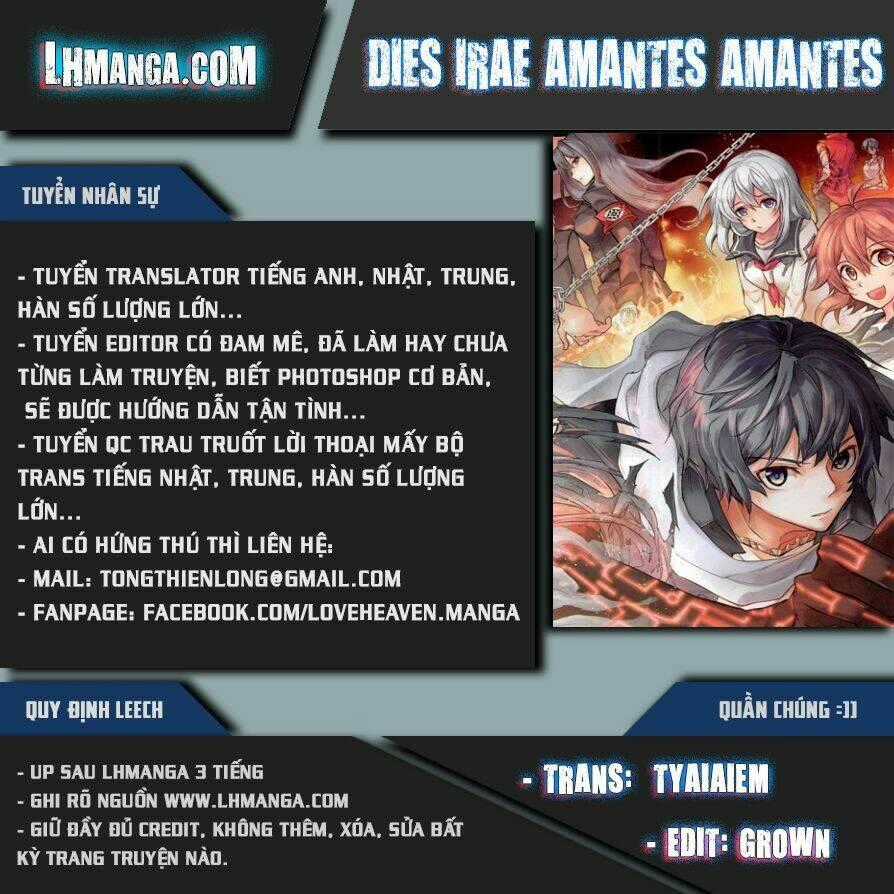 Dies irae Amantes Amentes - Chapter 2 - Trang 1