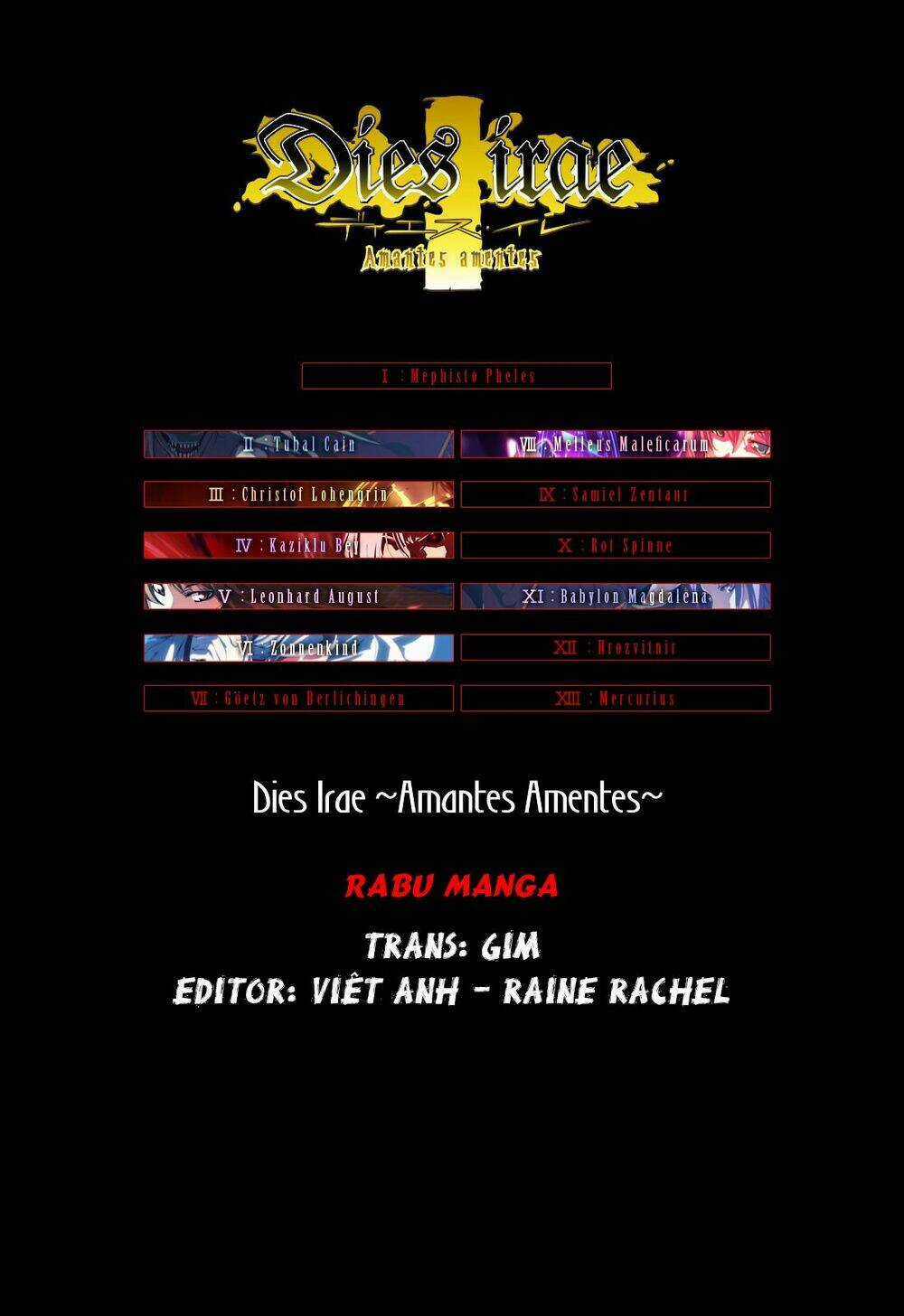 Dies irae Amantes Amentes - Chapter 3 - Trang 30