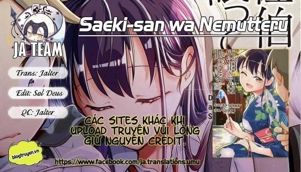 Dignified Asleep Saeki - Chapter 13 - Trang 1