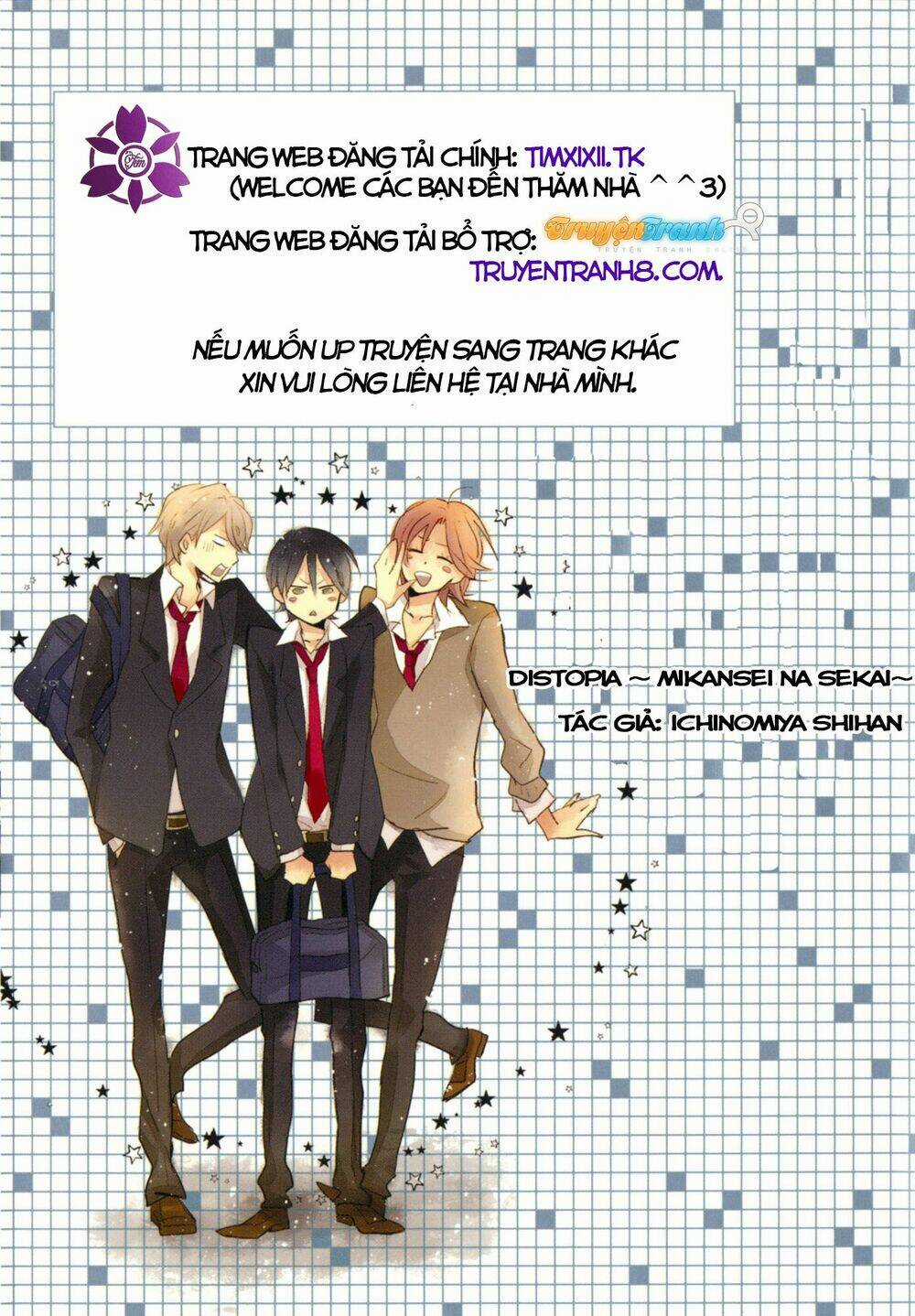 Distopia - Mikansei Na Sekai - Chapter 1 - Trang 4