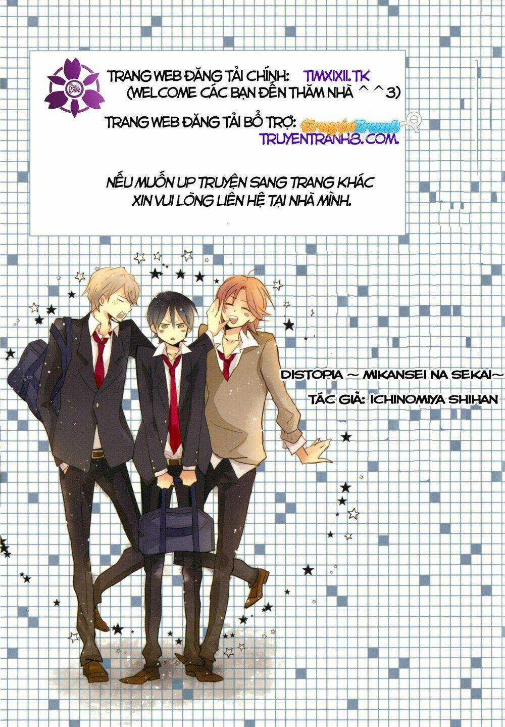 Distopia - Mikansei Na Sekai - Chapter 3 - Trang 3