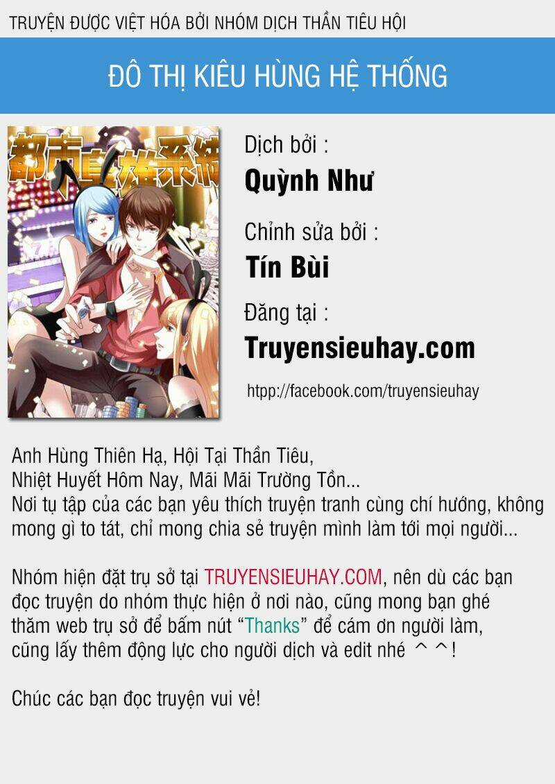 Đô Thị Kiêu Hùng Hệ Thống - Chapter 178 - Trang 1