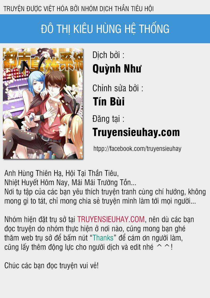 Đô Thị Kiêu Hùng Hệ Thống - Chapter 249 - Trang 1