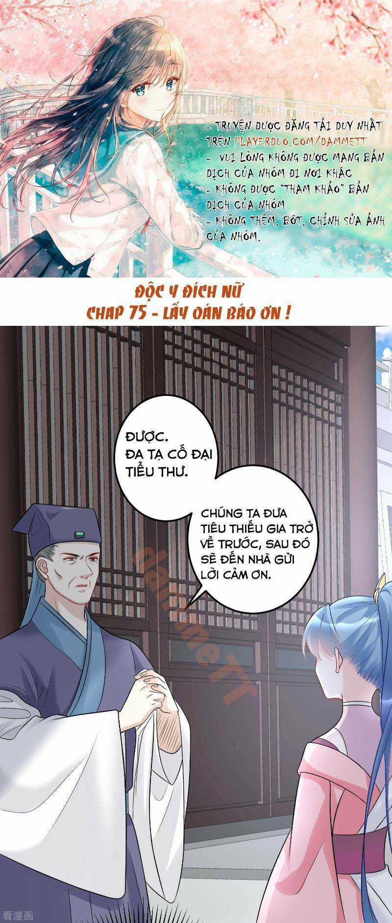 Độc Y Đích Nữ - Chapter 75 - Trang 1