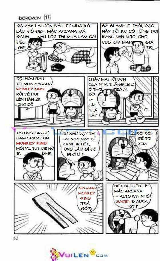 Doraemon (chế) - Dota2VNBetGroup - Chapter 20 - Trang 3