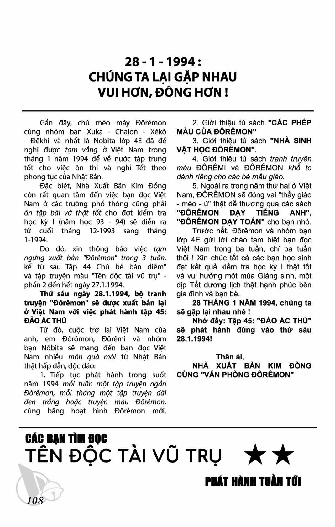 ĐôRêMon 1992 - Chapter 44 - Trang 109