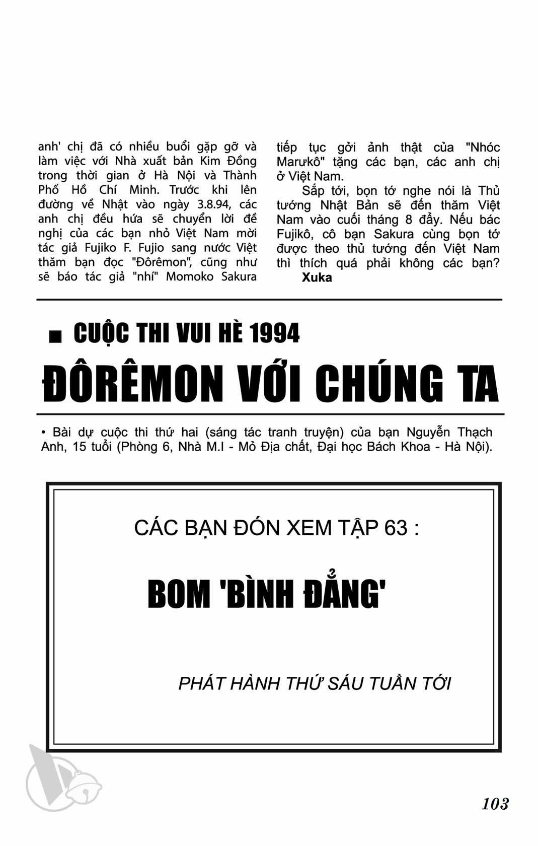 ĐôRêMon 1992 - Chapter 62 - Trang 103