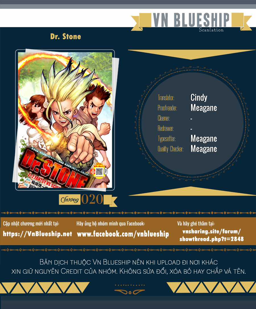 Dr.stone - Chapter 20 - Trang 1