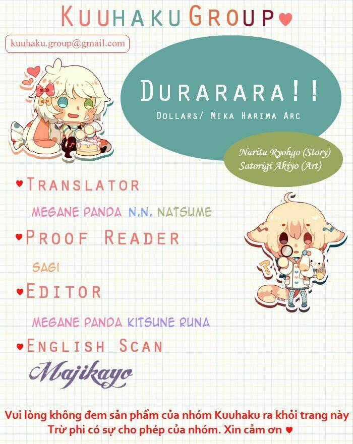 Durarara!! - Dollars/Mika Harima Arc - Chapter 2 - Trang 1