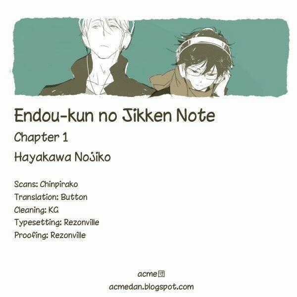 Endou-Kun No Jikken Note - Chapter 1 - Trang 2