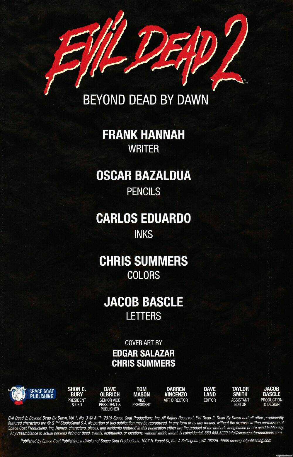 Evil Dead Beyond Dead By Dawn - Chapter 3 - Trang 1