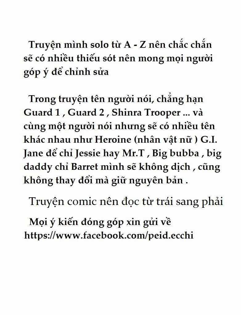 Final Fantasy VII comic - Chapter 1 - Trang 2