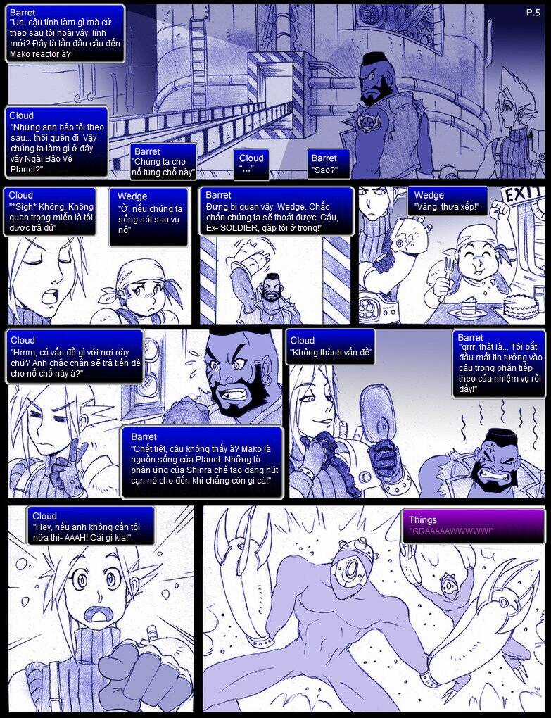 Final Fantasy VII comic - Chapter 1 - Trang 6