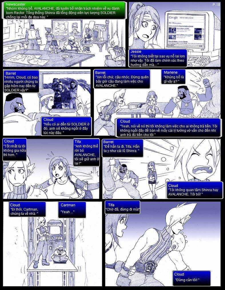 Final Fantasy VII comic - Chapter 2 - Trang 11