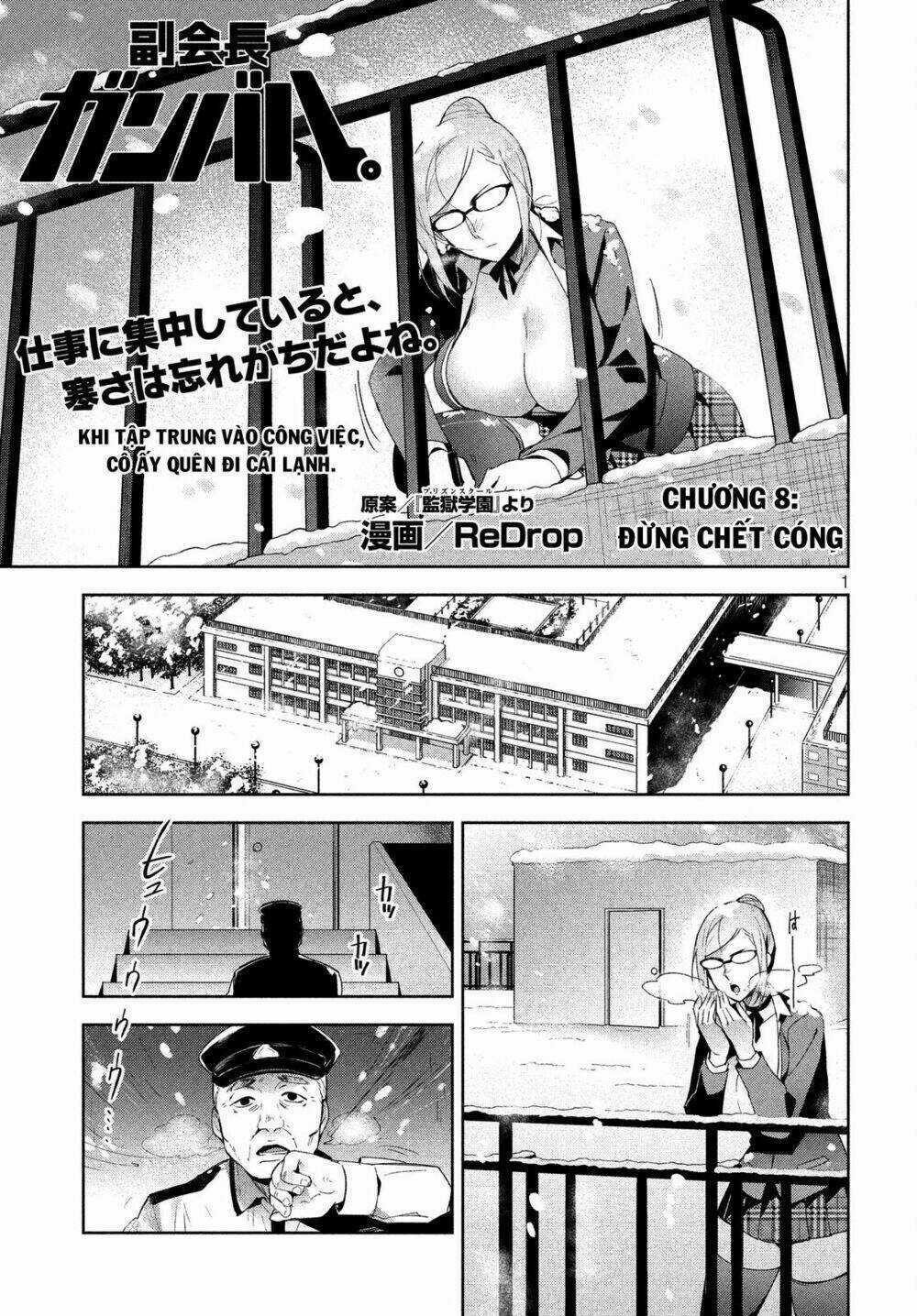 Fukukaichou Ganbaru - Chapter 8 - Trang 1