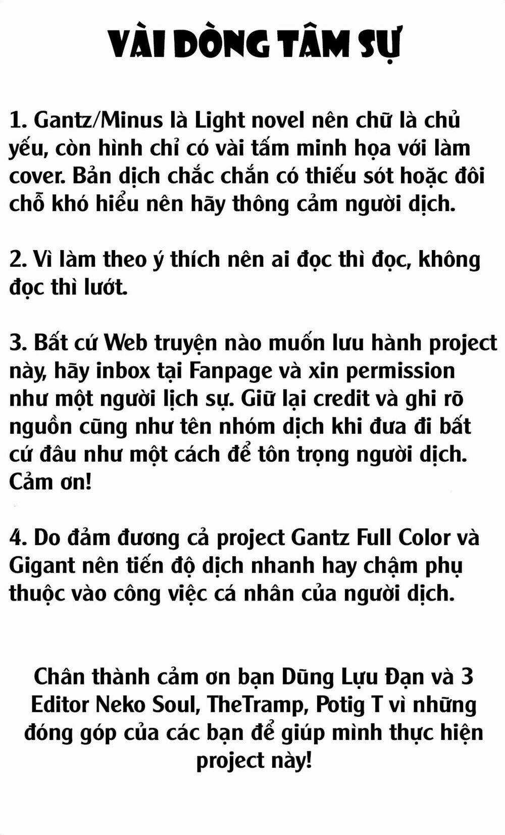 Gantz/Minus (Light Novel) - Chapter 1 - Trang 4