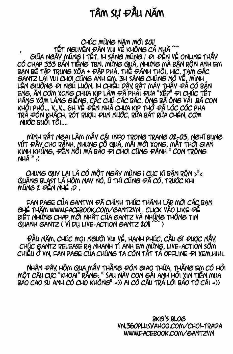 Gantz - Chapter 333 - Trang 1