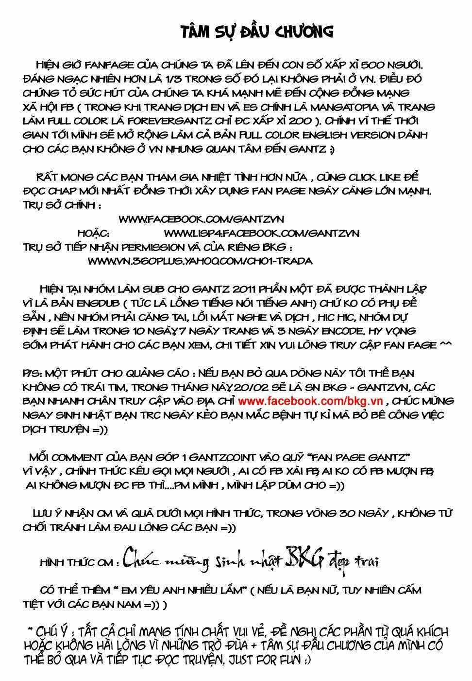 Gantz - Chapter 334 - Trang 1