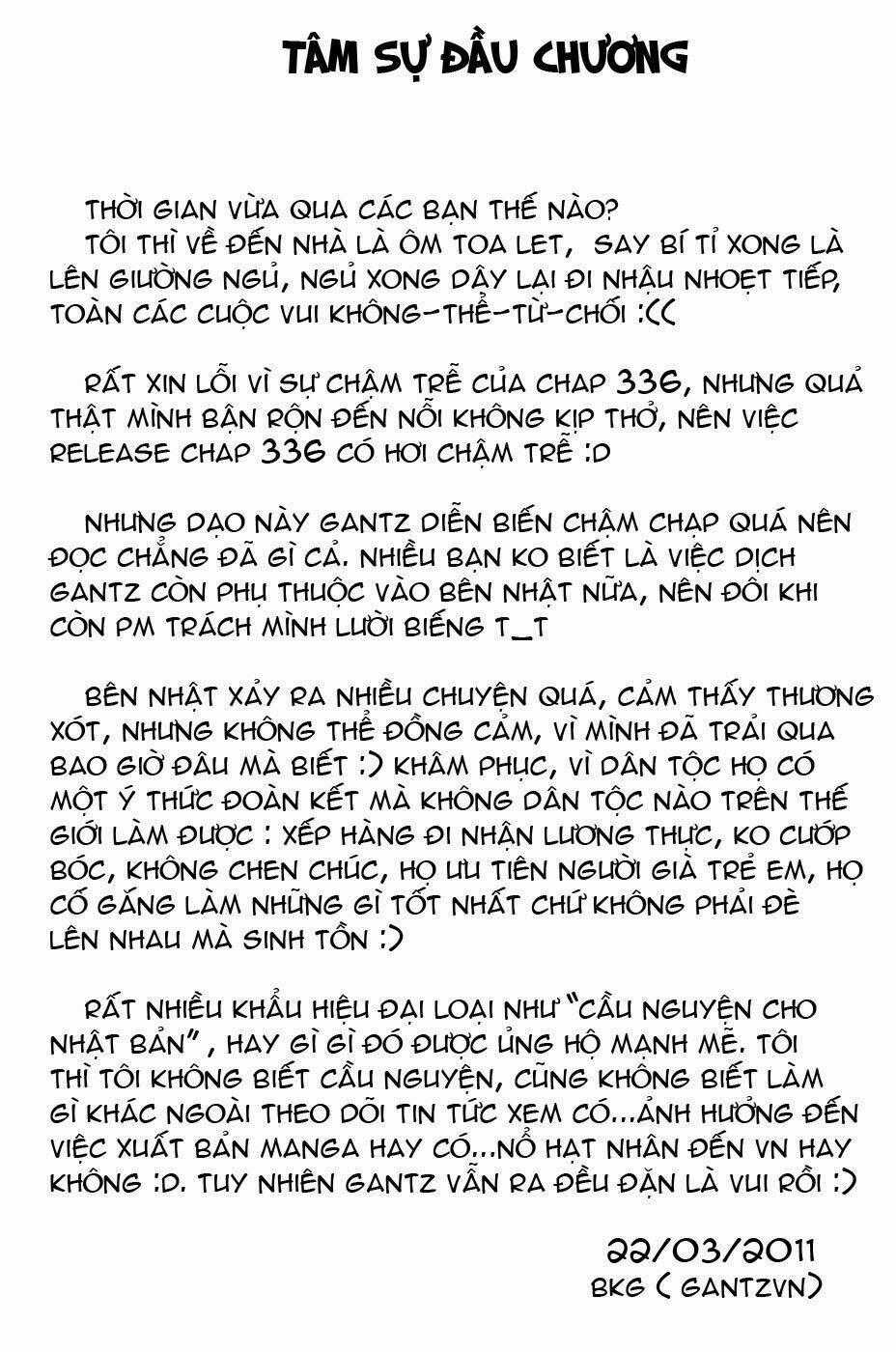 Gantz - Chapter 336 - Trang 1