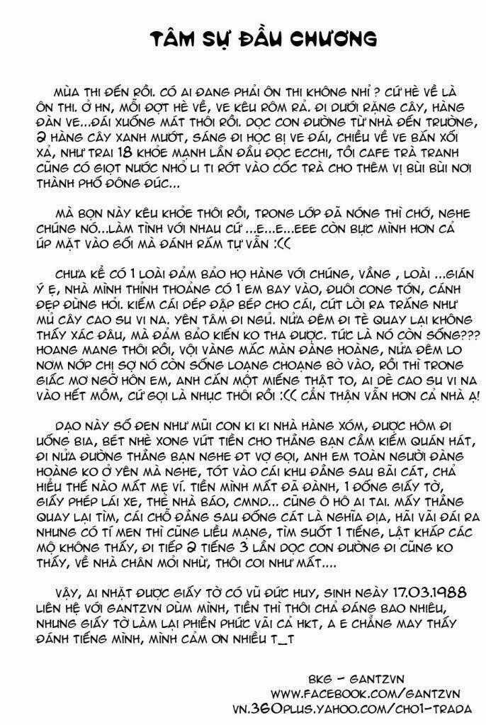 Gantz - Chapter 340 - Trang 1