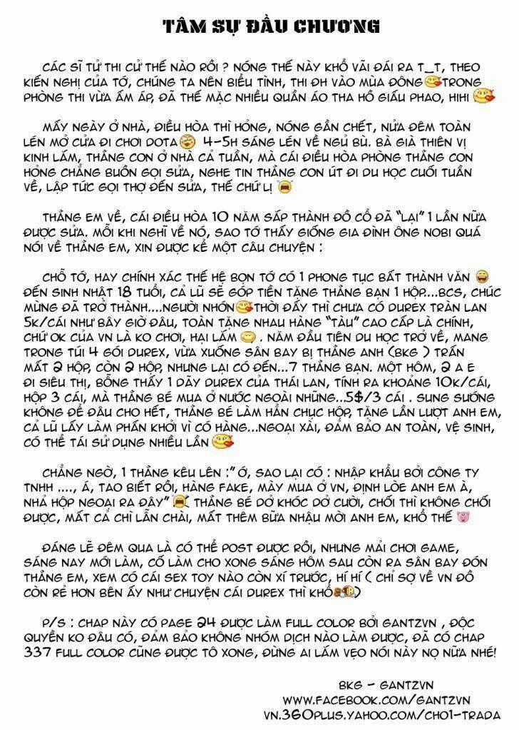 Gantz - Chapter 343 - Trang 1