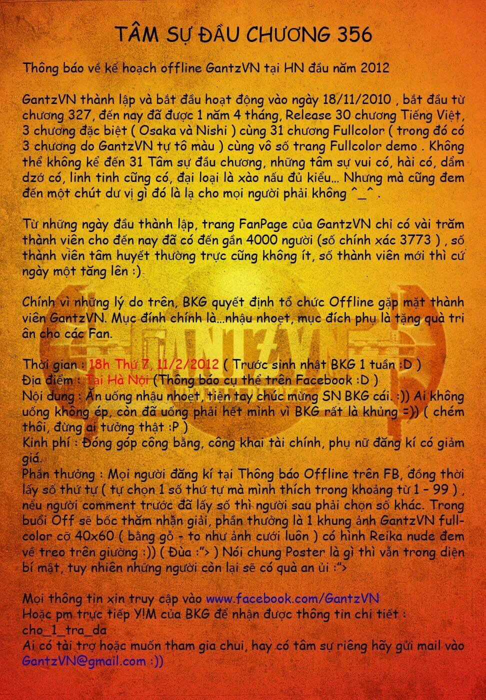 Gantz - Chapter 356 - Trang 1