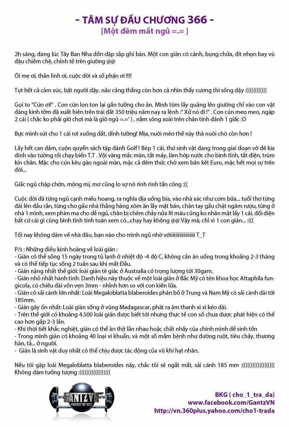 Gantz - Chapter 366 - Trang 1