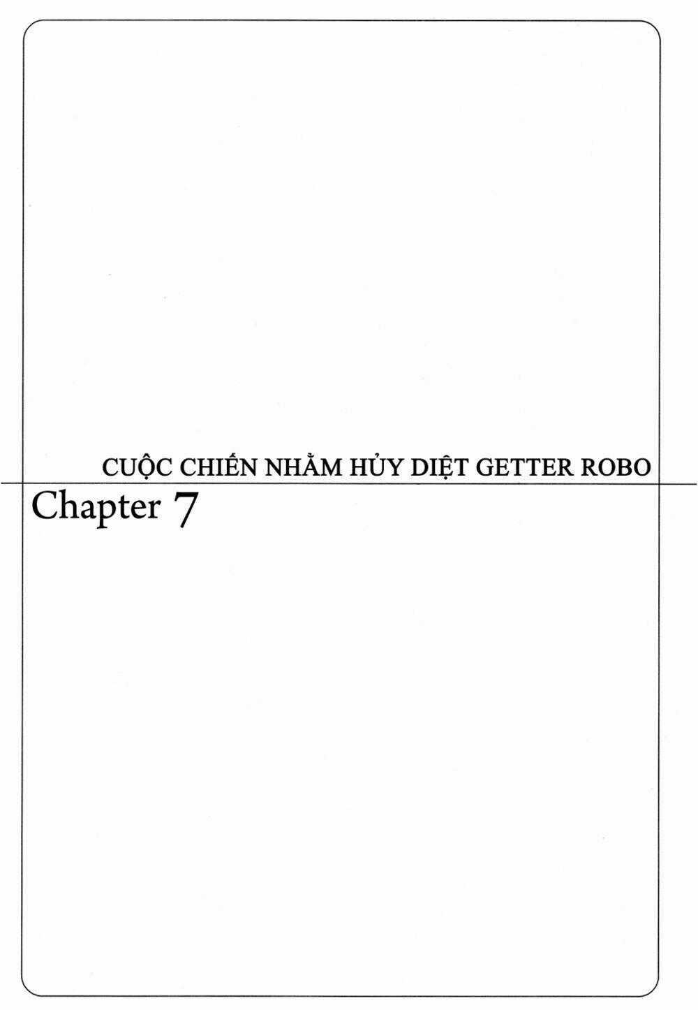 Getter Robo - Chapter 7 - Trang 1