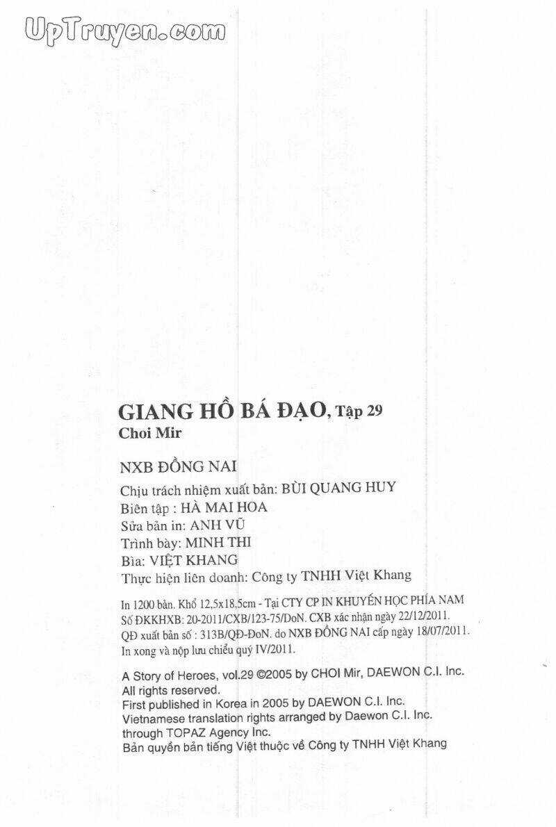 Giang Hồ Bá Đạo Ký - Chapter 29 - Trang 2