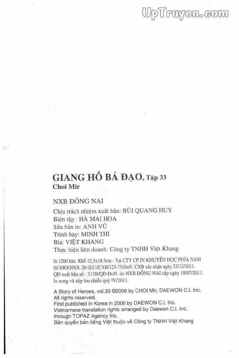 Giang Hồ Bá Đạo Ký - Chapter 33 - Trang 168