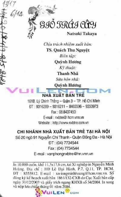 Giỏ Trái Cây - Fruit Basket - Chapter 1 - Trang 136